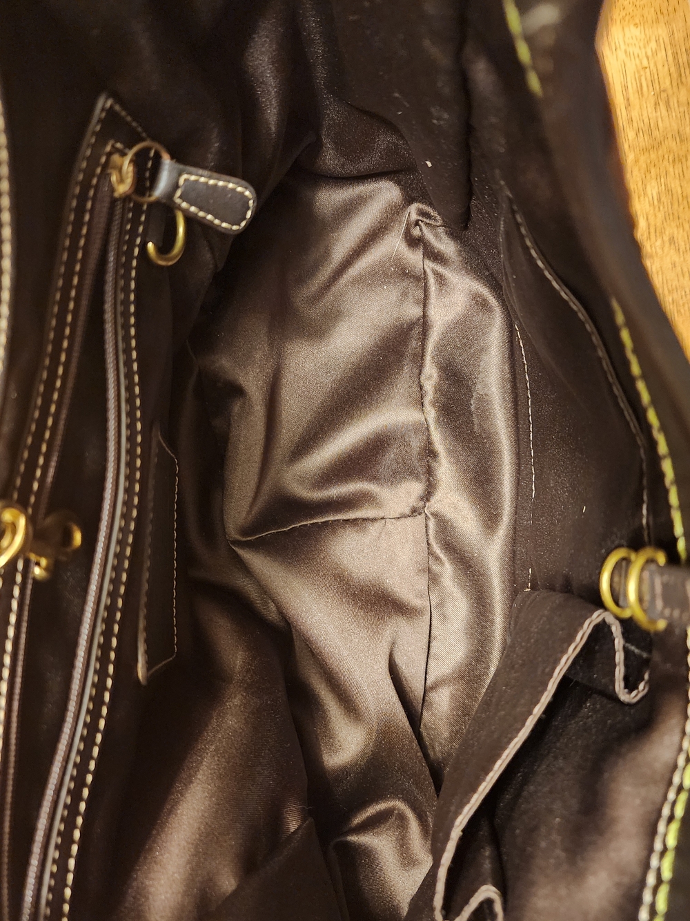 Coach shoulder bag is Signature Ergo Hobo model - Picture 13 of 16